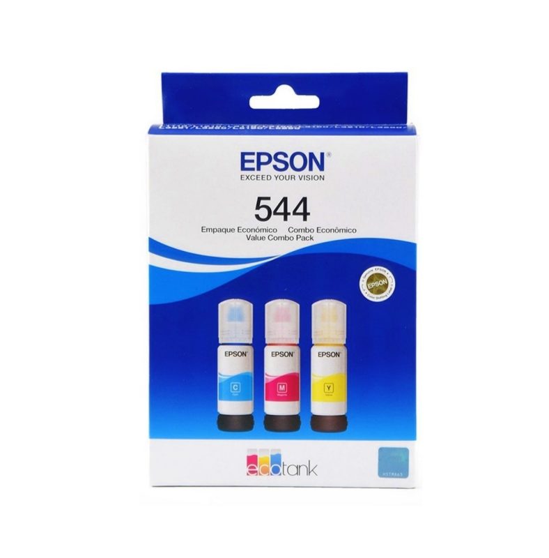 Tinta Epson Pack Colores Cian Magenta Amarillo Epson Techbox