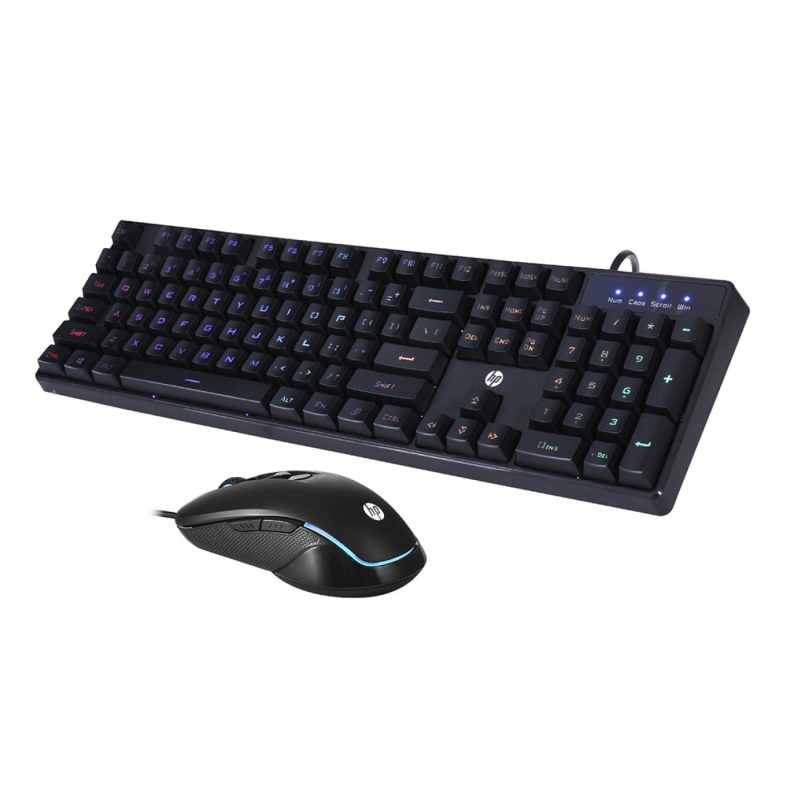 Kit Gamer Hp Teclado Mouse Km Negro Techbox